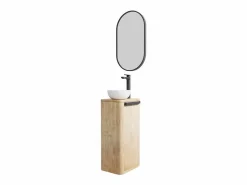 Conjunto mueble lavabo + lavabo + espejo TOM