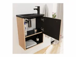 Best Conjunto mueble lavamanos + grifo NIKA Mueble De Aseo