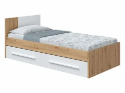Best Conjunto Muebles Dormitorio Juvenil Melamina Roble Nodi Artik Blanco