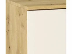Online Conjunto para baño 80 cm Armario con encimera y estantería Roble Artisan / Cachemira Orio Mueble De Lavabo