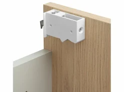 Online Conjunto para baño 60 cm Armario con lavabo Armario con espejo Frentes ranurados Aria Color natural claro