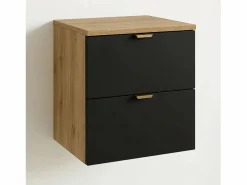 Sale Conjunto para baño 60 cm Armario con encimera Columna Roble Artisan / Orio Conjunto De Baño