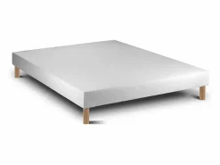 Outlet Mercado do Colchão Conjunto Viscoflex Ortopédico y Sommier 15cm Branco Talla 190 x 120 cm Altura 52 cm Negro / Blanco