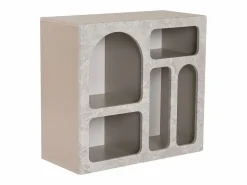 Clearance Consola con 5 compartimentos - Efecto mármol - LUELA Consola