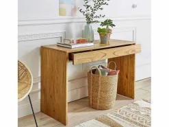 Best Consola de madera de mindi maciza Consola Escritorio