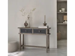 Hot Consola de madera de pino maciza reciclada Consola Escritorio