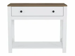 Online Consola para recibidor color negro estilo clásico con cajón Corlay - Blanco