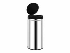 Online Helloshop26 Contenedor automático con sensor de acero inoxidable de 70 litros 02_0006063 Gris