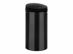 New Helloshop26 Contenedor automático con sensor de 50 litros acero al carbono negro 02_0006087 Gris