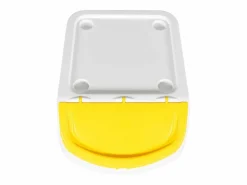 Hot Helloshop26 Contenedores apilables con tapa 3 piezas PP 120 litros 02_0006049 Blanco