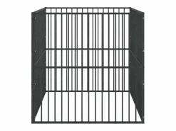 Corralito para perros con 4 paneles acero galvanizado ES851345 Seguridad Para Mascotas