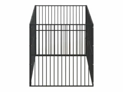 Outlet Corralito para perros con 8 paneles acero galvanizado ES945098 Seguridad Para Mascotas