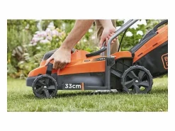 Discount Black+Decker Cortacésped inalámbrico 33 cm LITHIUM 18V - 2,5Ah - 2 baterías - 1 cargador Naranja