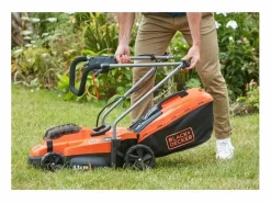 Discount Black+Decker Cortacésped inalámbrico 33 cm LITHIUM 18V - 2,5Ah - 2 baterías - 1 cargador Naranja