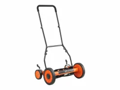 Cortacésped Manual SucceBuy con Rodillo, Ancho de Corte 45 cm, Diseño de 5 Cuchillas, Altura de Corte Ajustable de 3,5 a 6,2 cm, Bolsa de Recogida