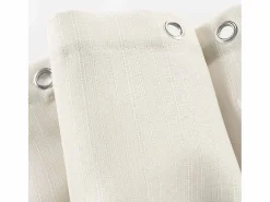 Discount Douceur d'intérieur Cortina de ducha lisa con ganchos 180 x 200 cm Beige