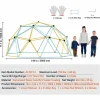 Outlet Cúpula de Escalada SucceBuy, 366 cm, Escalador con Cúpula Geométrica, Sala de Juegos para Niños de 3 a 10 Años
