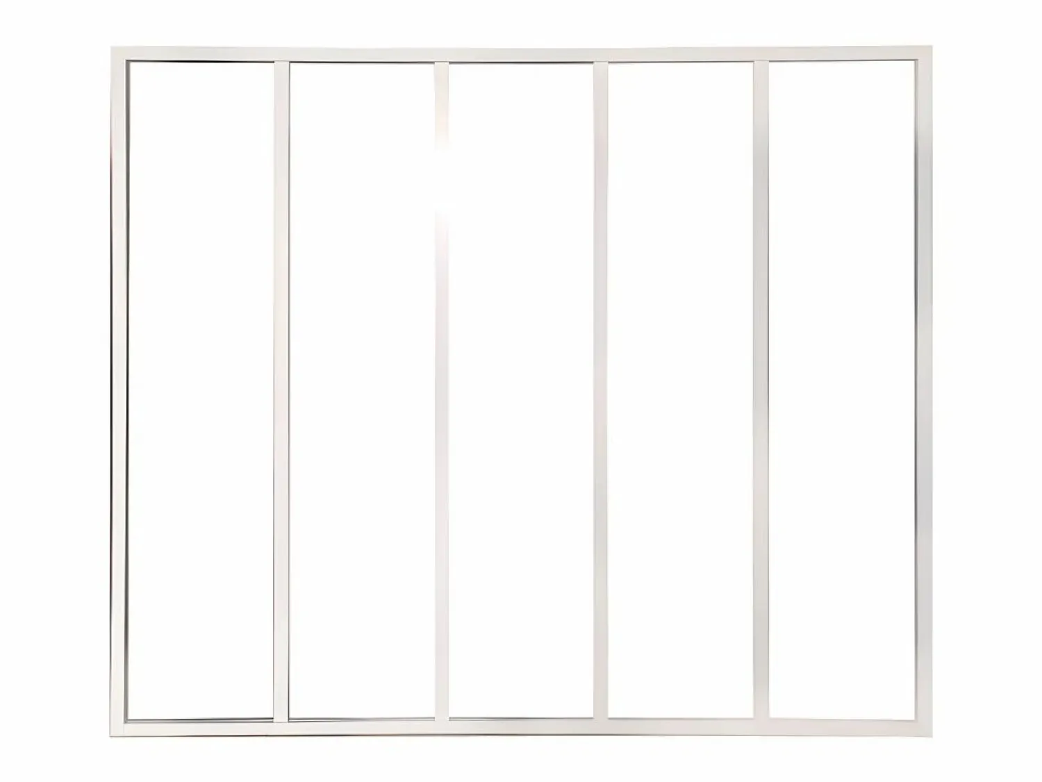 Online Vente-unique Cristalera atelier aluminio termolacado 150x105 BAYVIEW Blanco