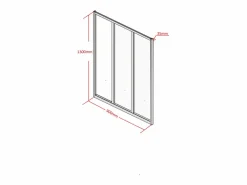 Outlet Cristalera atelier BAYVIEW aluminio 90x130 Cristalera Interior