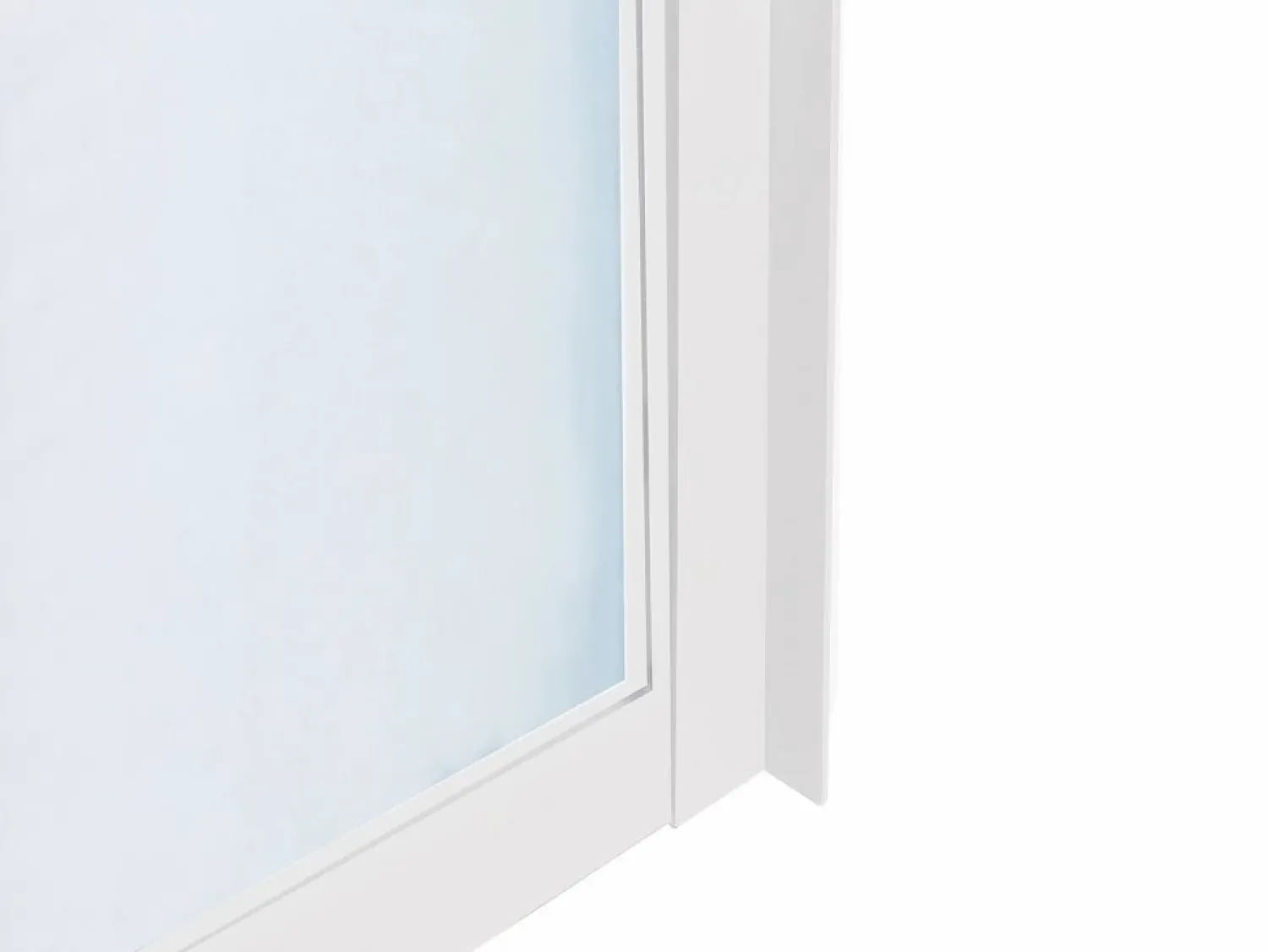 Outlet Vente-unique Cristalera atelier de aluminio termolacado - 210x105 cm - - BAYVIEW Blanco