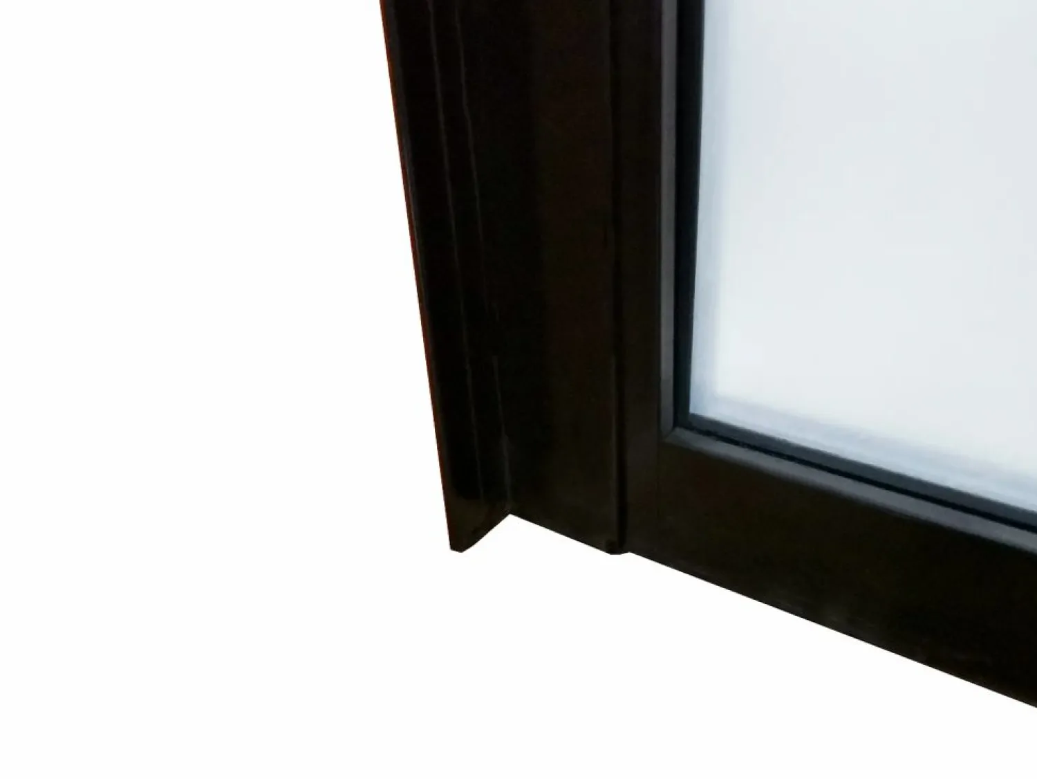 Vente-unique Cristalera esquinera atelier de aluminio termolacado Ancho 150 x Ancho 60 x Alt. 105 BAYVIEW
