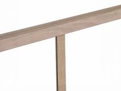 Clearance Cristalera tipo taller de aluminio termolacado - 90x130 cm - Natural claro - BAYVIEW Cristalera Interior