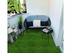 NORTENE Césped artificial green zurich evolution 30 mm reciclable 2X4 M Verde