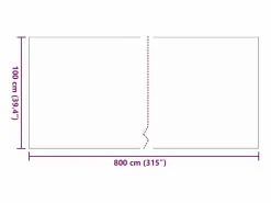 Online Césped artificial 8 x 1 m Polipropileno Césped Artificial
