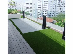 New Césped sintético, alfombra de césped artificial, 7 mm, 2 x 25 m, 48692 Verde