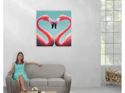 Discount MCW Cuadro al óleo flamenco pintado a mano Multicolor
