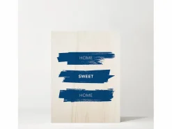 Online DECOWOOD Cuadro de madera Home Sweet Home Multicolor
