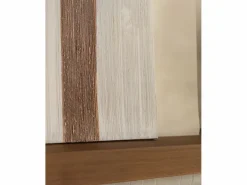 DECOWOOD Cuadro decorativo sobre lienzo de algodón con marco de madera marrón oscuro pintado artesanalmente con pintura al oleo de 100x150cm - TESA -