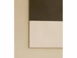 New Cuadro decorativo sobre lienzo de algodón con marco de madera blanco pintado artesanalmente con pintura al oleo de 100x150cm - MARINA - Cuadro