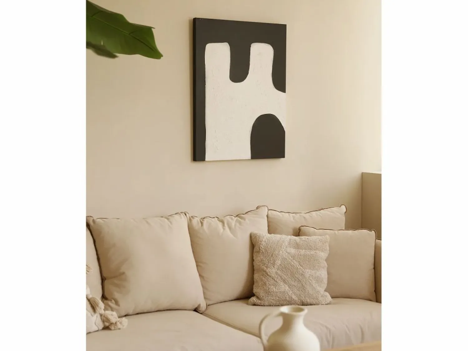 Sale Cuadro decorativo sobre lienzo de algodón pintado artesanalmente con pintura al oleo sin marco de 60x80cm - KIKA - Cuadro