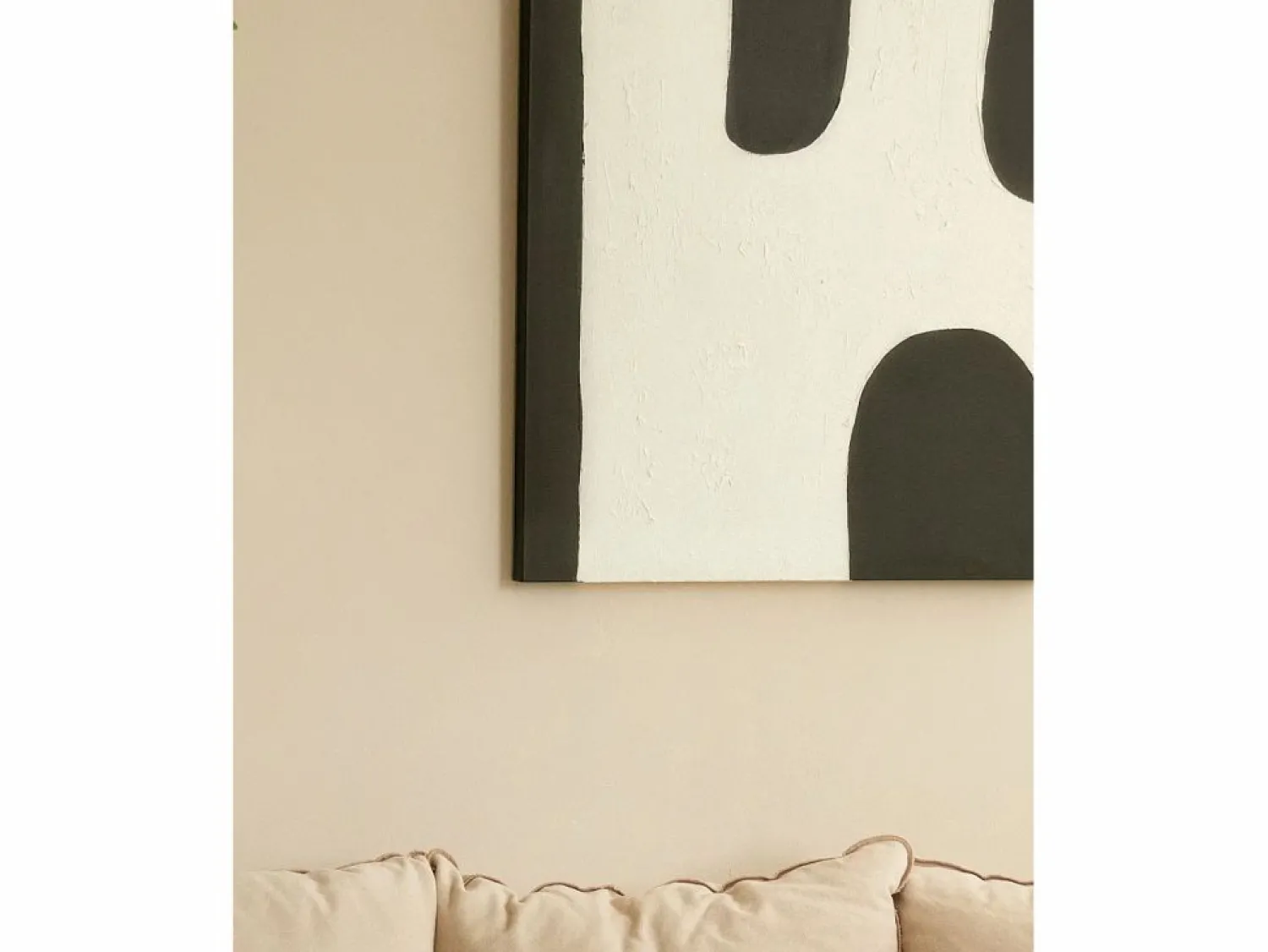 Sale Cuadro decorativo sobre lienzo de algodón pintado artesanalmente con pintura al oleo sin marco de 60x80cm - KIKA - Cuadro