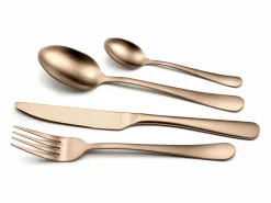 Sale Amefa Cubertería de 24 piezas Austin de acero inoxidable con acabado PVD cobre mate Cobrizo