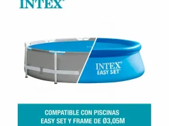 New Intex Cubierta de burbujas para piscina Ø 3,05 m - Azul