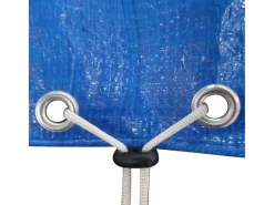 Online Cubierta de piscina rectangular PE 90 g/m2 400x207 cm ES841929 Azul