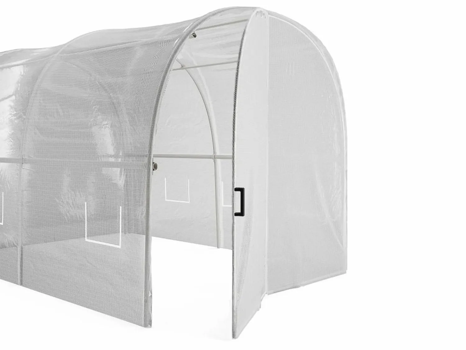 Vente-unique Cubierta de repuesto para invernadero túnel con puerta 12 m² - L300 x l400 x Alt. 200 cm ALOCASIA