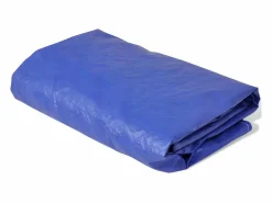 Hot Cubierta para piscina sobre el suelo redonda 300 cm ES827668 Azul