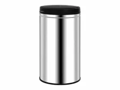 Hot Helloshop26 Cubo de basura automático con sensor de acero inoxidable de 60 litros color plata 02_0006113 Gris