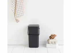 Brabantia Cubo de basura Sort & Go 12L Oscuro - 109805