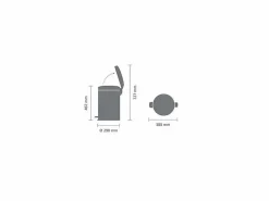 Discount Cubo de Basura con Pedal Newicon 20L Diseño Intemporal Antiolor Higiénico Cubo De Basura Para Cocina