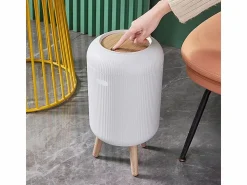 Outlet Cubo de basura de baño de apertura a presión 9L LIMO Accesorios De Wc