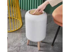 Outlet Cubo de basura de baño de apertura a presión 9L LIMO Accesorios De Wc