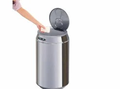 Hot Kitchen Move Cubo de basura de cocina automático 30L CANETTE Plateado