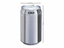 Hot Kitchen Move Cubo de basura de cocina automático 30L CANETTE Plateado