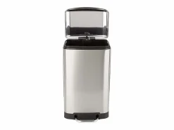 Best Kitchen Move Cubo de basura de cocina de pedal 30L GREENWICH Plateado
