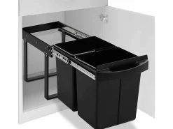 Hot Cubo de basura de cocina extraíble con mecanismo de cierre suave 48 litros 02_0006061 Cubo De Basura Para Cocina
