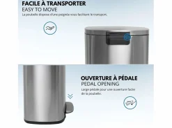 Online Cubo de basura de cocina de pedal 50L ADMIRAL Cubo De Basura Para Cocina